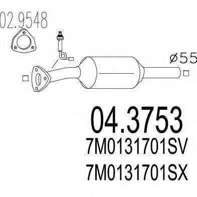 MTS 043753 Каталізатор