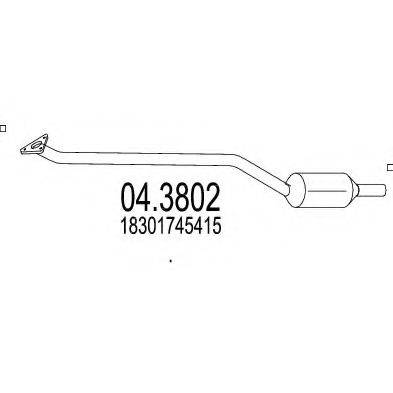 MTS 043802 Каталізатор