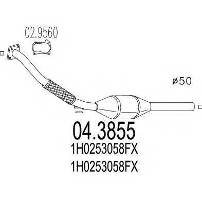 MTS 043855 Каталізатор