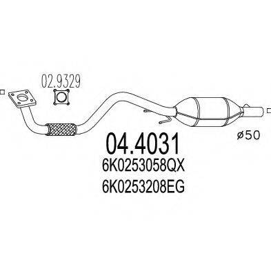 MTS 044031 Каталізатор