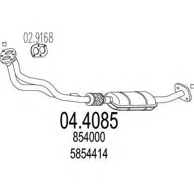 MTS 044085 Каталізатор