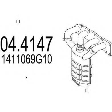 MTS 044147 Каталізатор