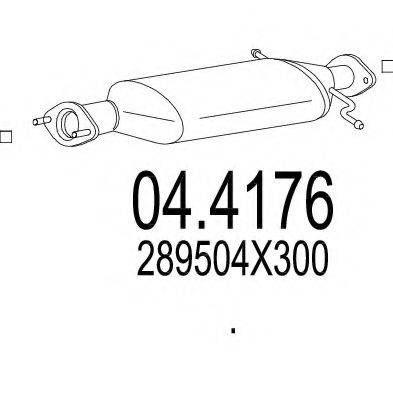 MTS 044176 Каталізатор