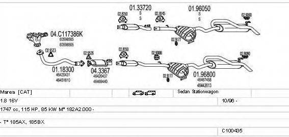 MTS C100435013154 Система випуску ОГ