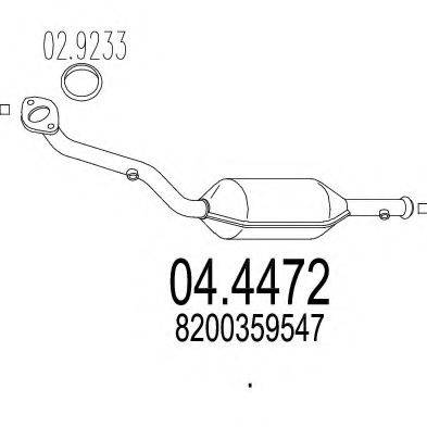 MTS 044472 Каталізатор