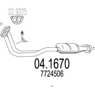 MTS 041670 Каталізатор