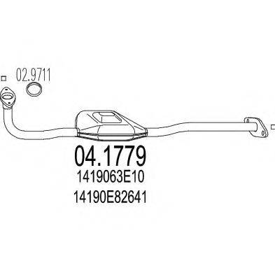 MTS 041779 Каталізатор