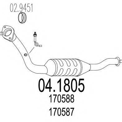 MTS 041805 Каталізатор