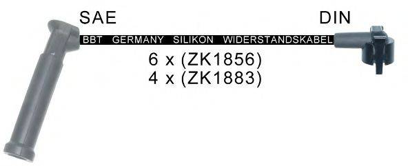 BBT ZK1883 Комплект дротів запалювання