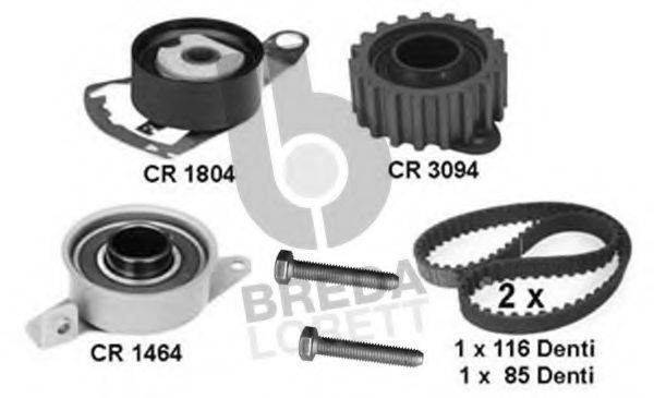 BREDA LORETT KCD0362 Комплект ременя ГРМ