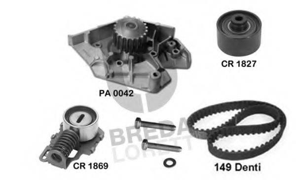 BREDA LORETT KPA0112A Водяний насос + комплект зубчастого ременя