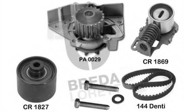 BREDA LORETT KPA0124A Водяний насос + комплект зубчастого ременя