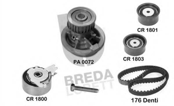 BREDA LORETT KPA0614C Водяний насос + комплект зубчастого ременя