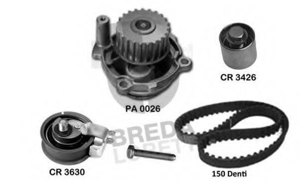 BREDA LORETT KPA0730A Водяний насос + комплект зубчастого ременя