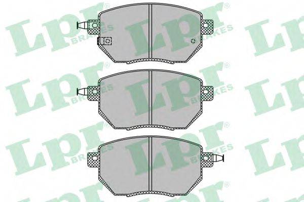 LPR 05P1342 Комплект гальмівних колодок, дискове гальмо