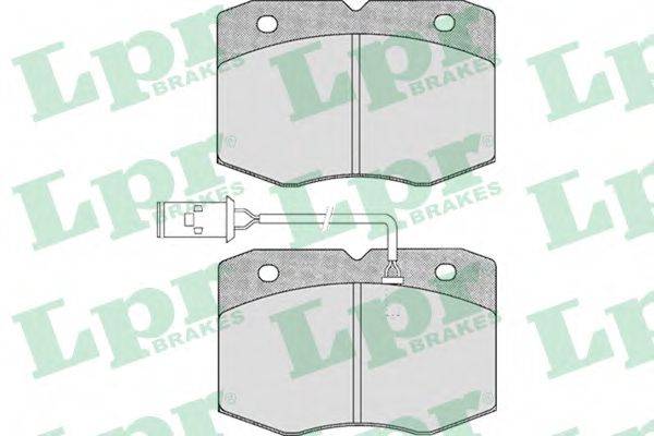 LPR 05P388 Комплект гальмівних колодок, дискове гальмо