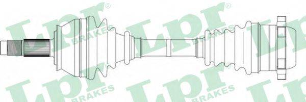 LPR DS20109 Приводний вал