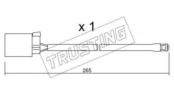 TRUSTING SU014A Сигналізатор, знос гальмівних колодок