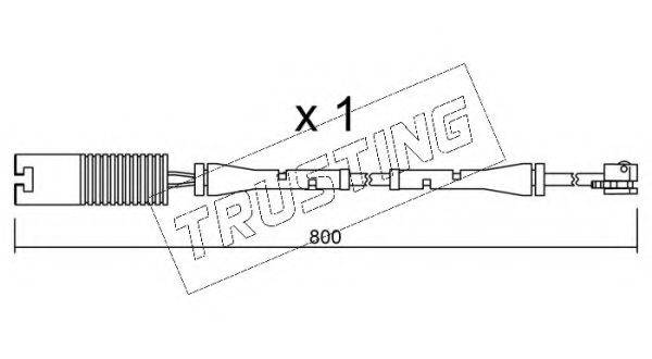 TRUSTING SU083 Сигналізатор, знос гальмівних колодок