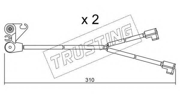 TRUSTING SU170K Сигналізатор, знос гальмівних колодок