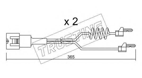 TRUSTING SU180K Сигналізатор, знос гальмівних колодок