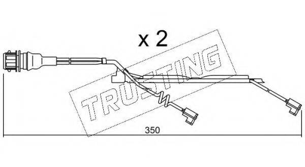 TRUSTING SU231K Сигналізатор, знос гальмівних колодок