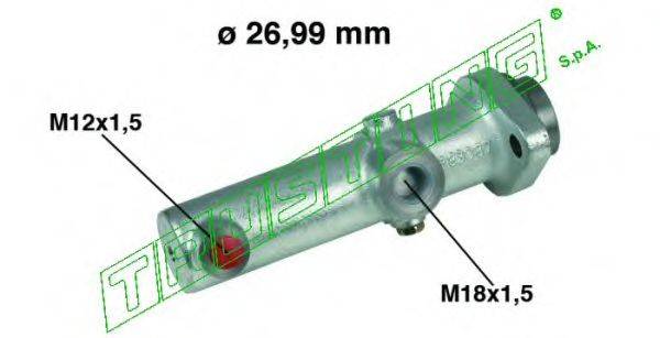 TRUSTING PF137 головний гальмівний циліндр