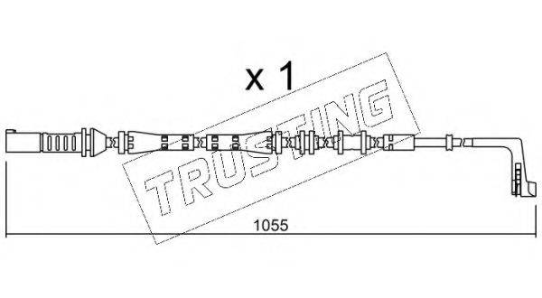 TRUSTING SU283 Сигналізатор, знос гальмівних колодок