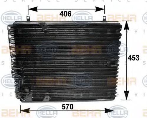 HELLA 8FC351035041 Конденсатор, кондиціонер