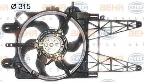 HELLA 8EW351044101 Вентилятор, охолодження двигуна