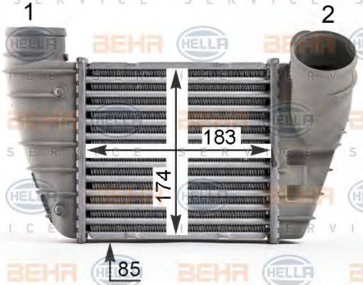 HELLA 8ML376700051 Інтеркулер