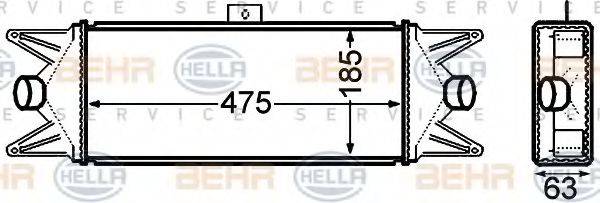 HELLA 8ML376776771 Інтеркулер