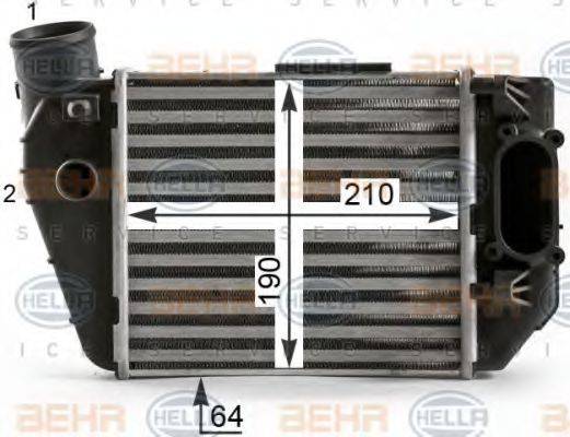 HELLA 8ML376900381 Інтеркулер