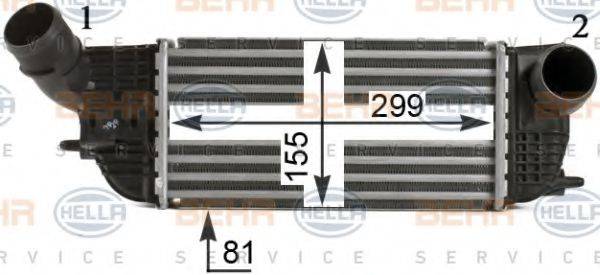 HELLA 8ML376910311 Інтеркулер