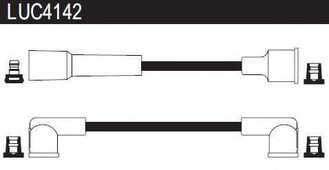LUCAS ELECTRICAL LUC4142 Комплект дротів запалювання