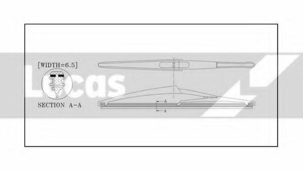 LUCAS ELECTRICAL LLWCR12A Щітка склоочисника