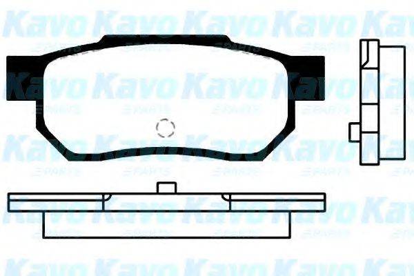 KAVO PARTS BP2005 Комплект гальмівних колодок, дискове гальмо