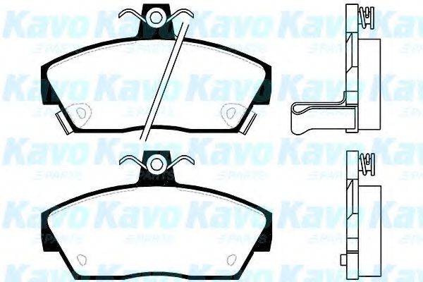 KAVO PARTS BP2013 Комплект гальмівних колодок, дискове гальмо