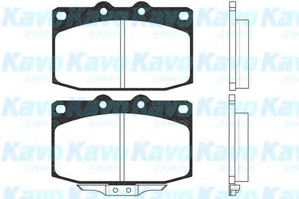 KAVO PARTS BP4509 Комплект гальмівних колодок, дискове гальмо