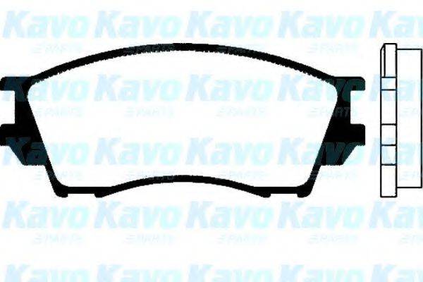 KAVO PARTS BP4523 Комплект гальмівних колодок, дискове гальмо