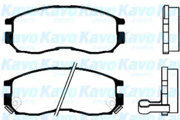 KAVO PARTS BP5510 Комплект гальмівних колодок, дискове гальмо