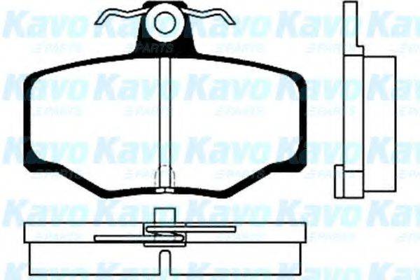 KAVO PARTS BP6547 Комплект гальмівних колодок, дискове гальмо