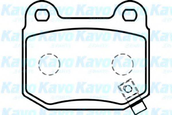 KAVO PARTS BP6574 Комплект гальмівних колодок, дискове гальмо