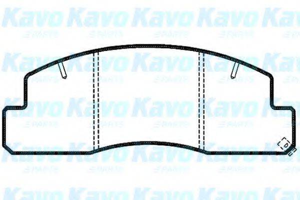 KAVO PARTS BP9062 Комплект гальмівних колодок, дискове гальмо