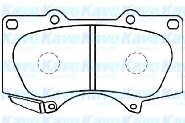 KAVO PARTS BP9084 Комплект гальмівних колодок, дискове гальмо