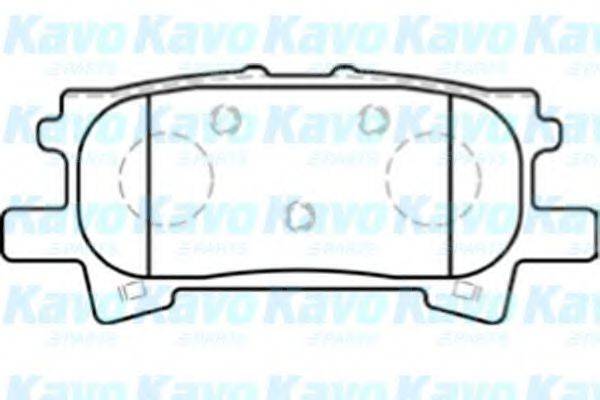 KAVO PARTS BP9088 Комплект гальмівних колодок, дискове гальмо