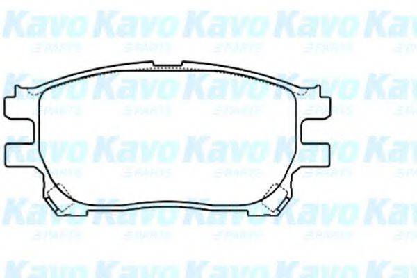 KAVO PARTS BP9103 Комплект гальмівних колодок, дискове гальмо