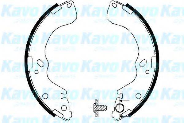 KAVO PARTS BS5417 Комплект гальмівних колодок