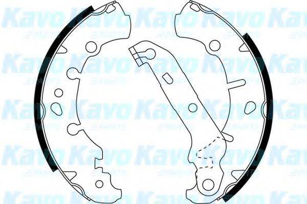 KAVO PARTS BS5424 Комплект гальмівних колодок