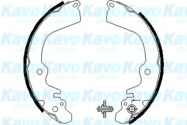 KAVO PARTS BS6407 Комплект гальмівних колодок